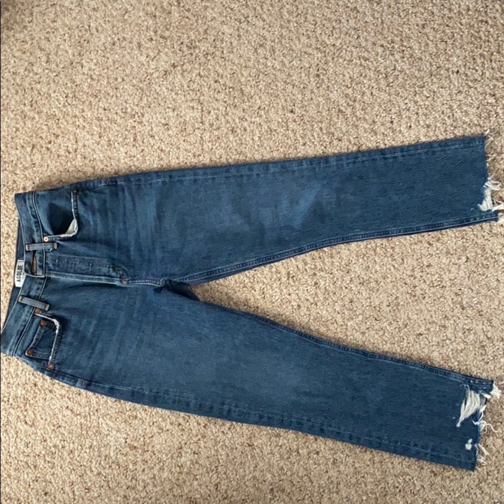 Agolde Riley High Rise Crop - Picture 6 of 7